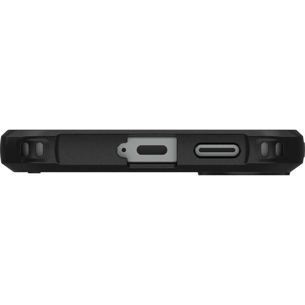 Handyhülle für Galaxy S26 FE, Urban Armor Gear Pathfinder Clear mit MagSafe, Durchscheinend-Schwarz (15/16)