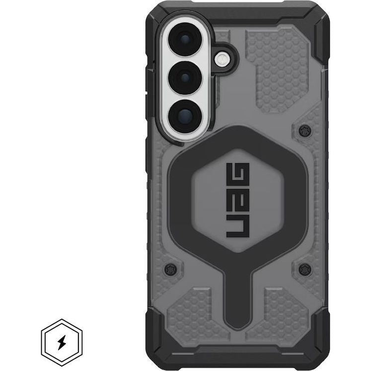 Handyhülle für Galaxy S26, Urban Armor Gear Pathfinder Clear Mag mit MagSafe, Durchscheinend-Schwarz