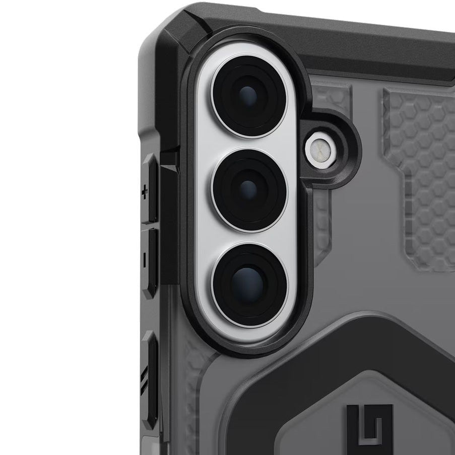 Handyhülle für Galaxy S26 Plus, Urban Armor Gear Pathfinder Clear Mag mit MagSafe, Durchscheinend-Schwarz