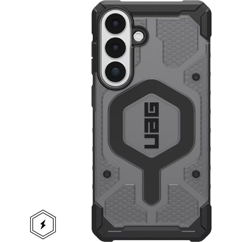 Handyhülle für Galaxy S26 Plus, Urban Armor Gear Pathfinder Clear Mag mit MagSafe, Durchscheinend-Schwarz