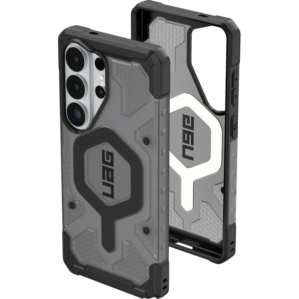 Handyhülle für Galaxy S26 Ultra, Urban Armor Gear Pathfinder Clear Mag mit MagSafe, Durchscheinend-Schwarz