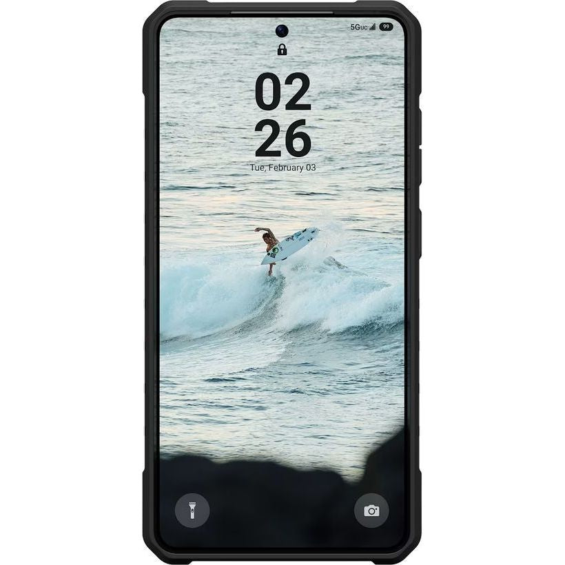 Handyhülle für Galaxy S26 Ultra, Urban Armor Gear Pathfinder Clear Mag mit MagSafe, Transparent-Schwarz