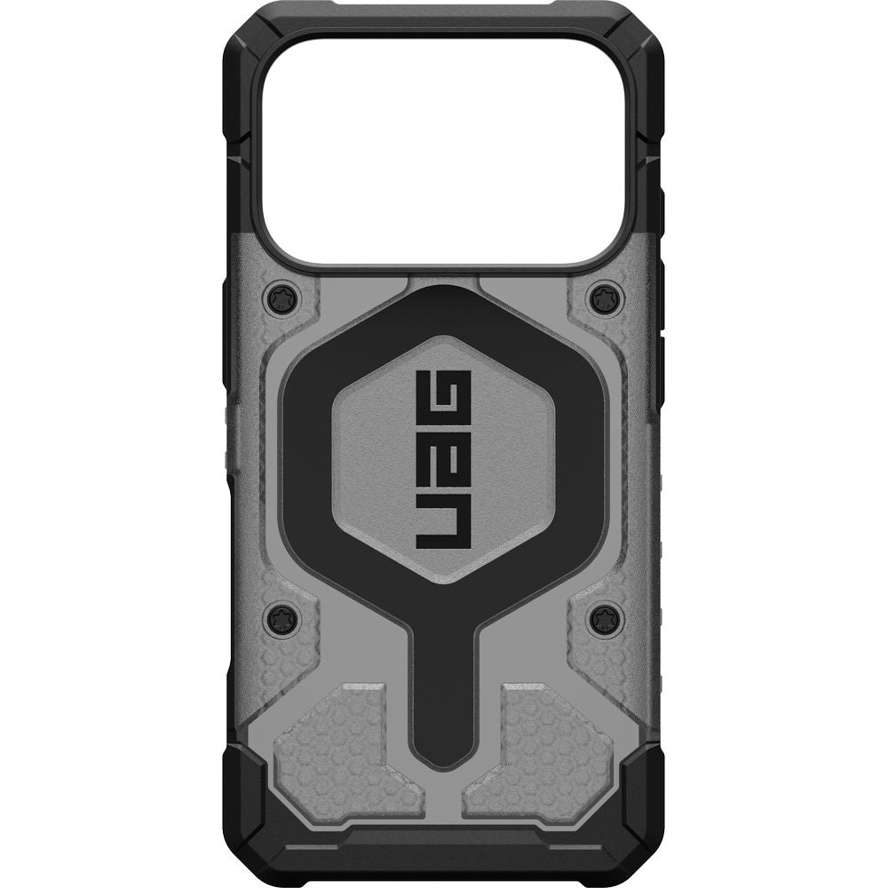 Handyhülle für iPhone 17 Pro, Urban Armor Gear Pathfinder Clear Mag mit MagSafe, Durchscheinend mit schwarzen Rahmen