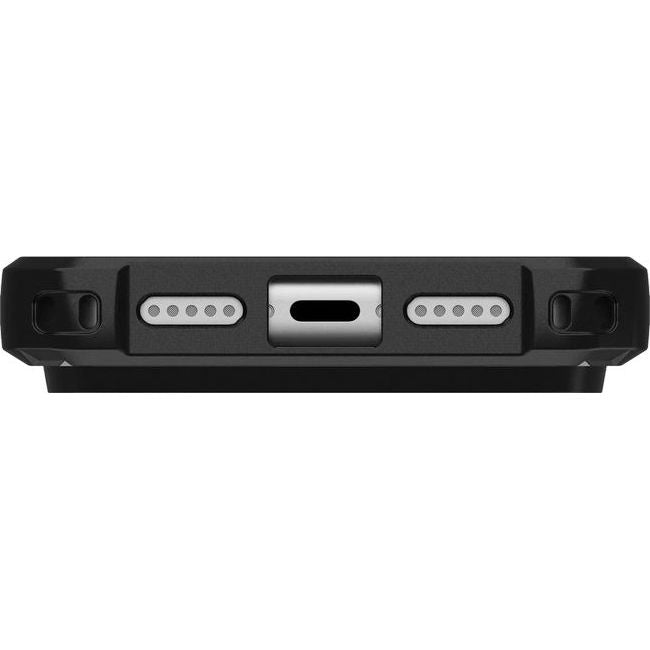 Handyhülle für iPhone 17 Pro, Urban Armor Gear Pathfinder Clear Mag mit MagSafe, Transparent mit schwarzen Rahmen