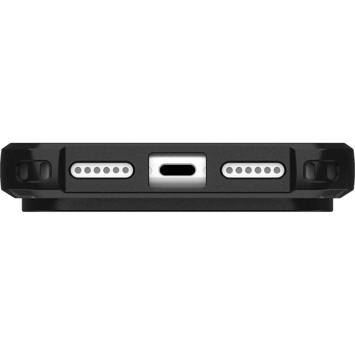 Handyhülle für iPhone 17 Pro Max, Urban Armor Gear Pathfinder Clear Mag mit MagSafe, Durchscheinend mit schwarzen Rahmen