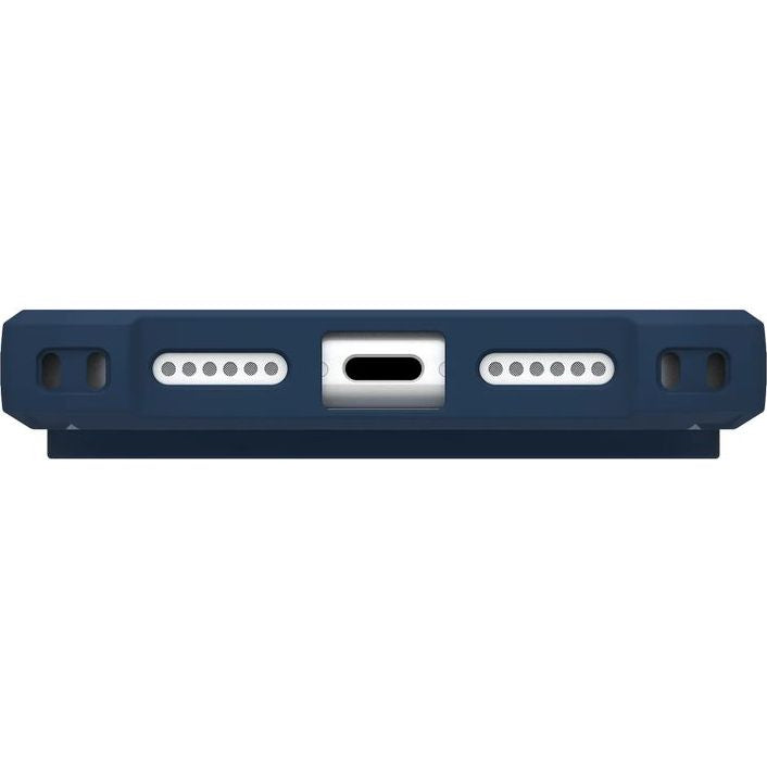 Handyhülle mit Armband für iPhone 17 Pro Max, Urban Armor Gear Pathfinder Clear Mag Lanyard mit MagSafe, Durchscheinend-Blau