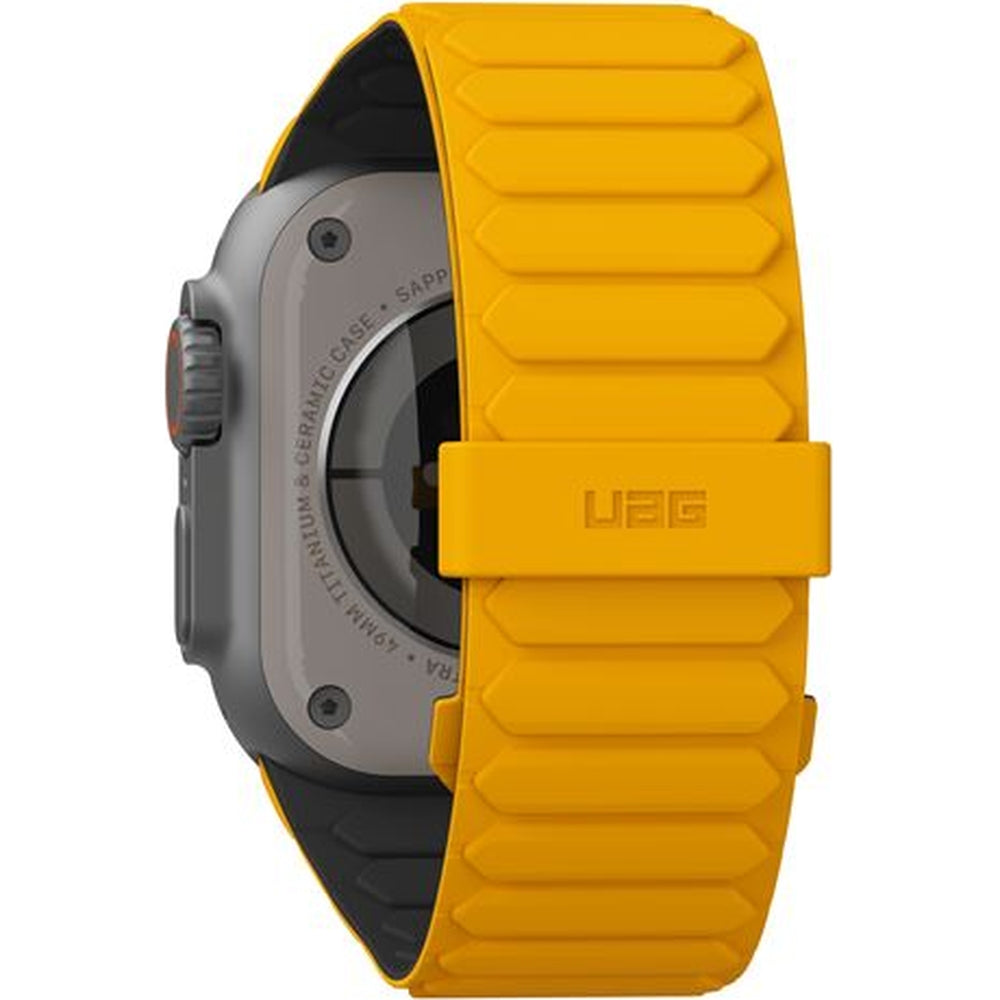 Armband für Apple Watch 49/46/45/44 mm, Urban Armor Gear Pathfinder, Gelb-Schwarz