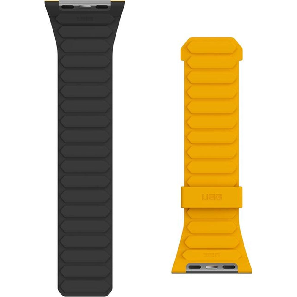 Armband für Apple Watch 49/46/45/44 mm, Urban Armor Gear Pathfinder, Gelb-Schwarz