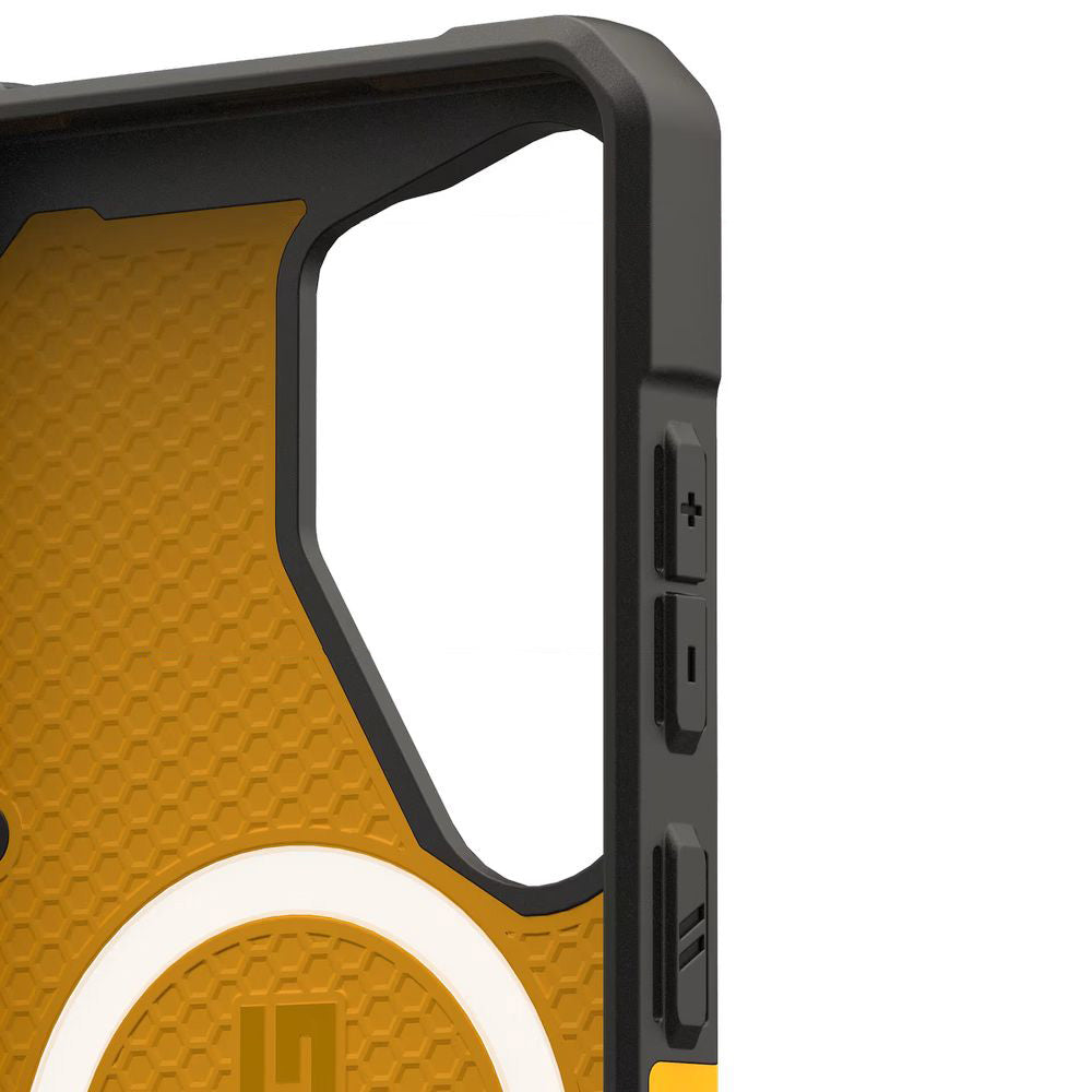 Handyhülle für Galaxy S26 Ultra, Urban Armor Gear Pathfinder Mag mit MagSafe, Gelb und Schwarz