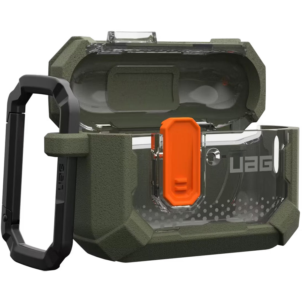 Schutzhülle für AirPods Pro 3, Urban Armor Gear UAG Plasma, Grün-Transparent