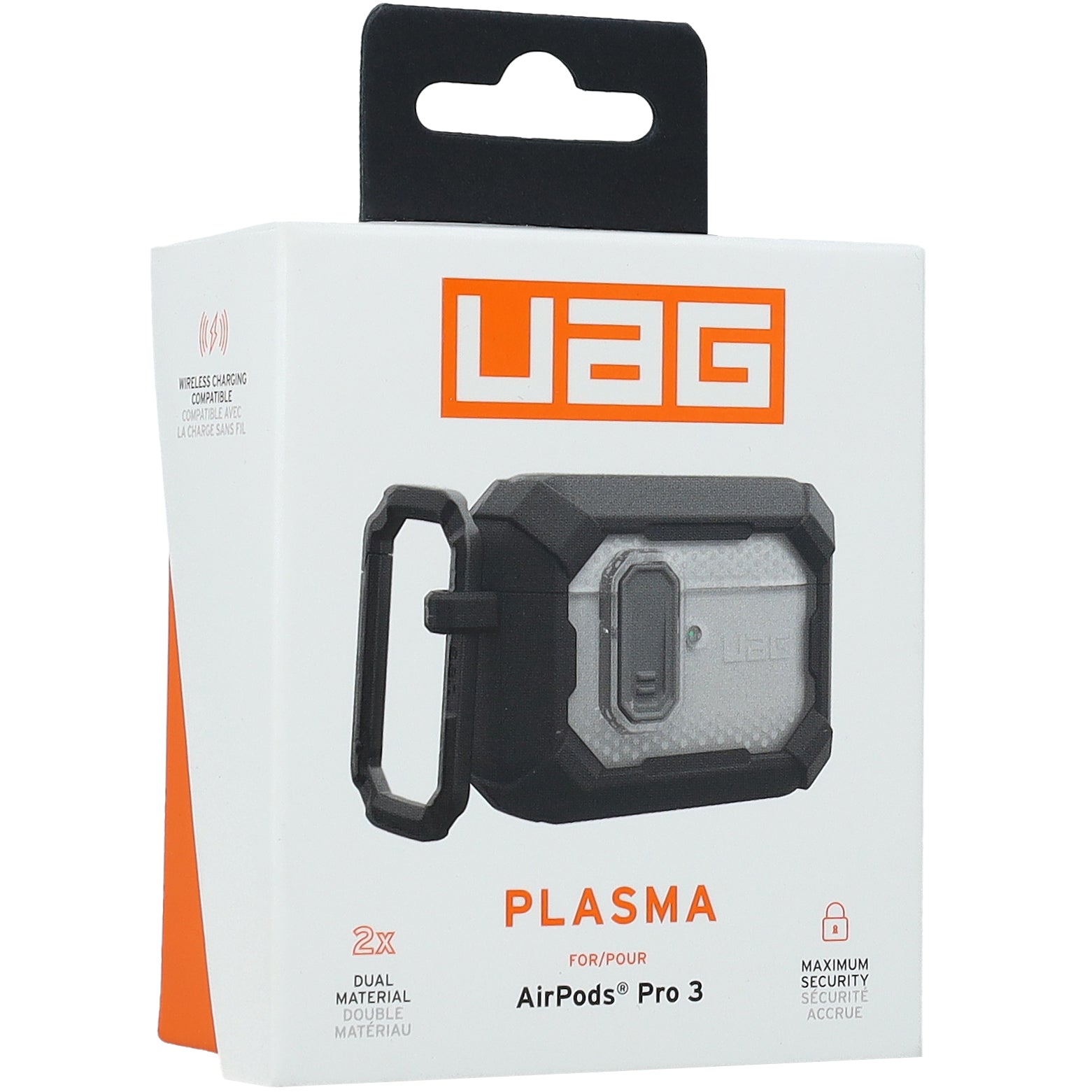 Schutzhülle für AirPods Pro 3, Urban Armor Gear UAG Plasma, Schwarz