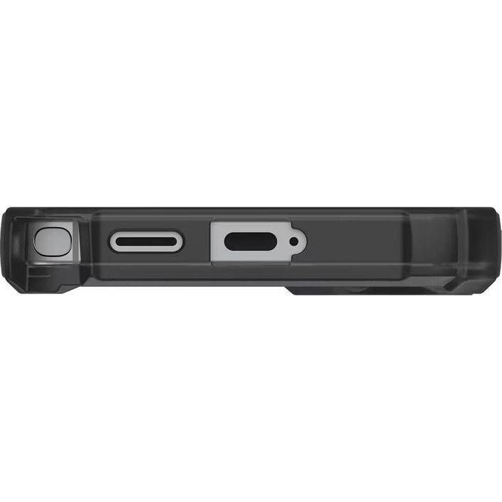 Handyhülle für Galaxy S26 Ultra, Urban Armor Gear Plasma XTE Mag mit MagSafe, Transparent und Grau mit titan Element