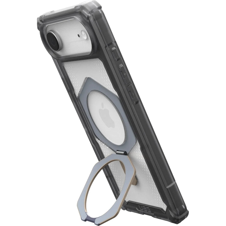 Handyhülle für iPhone Air, Urban Armor Gear Plasma XTE Mag mit MagSafe, Transparent mit schwarzen Rahmen