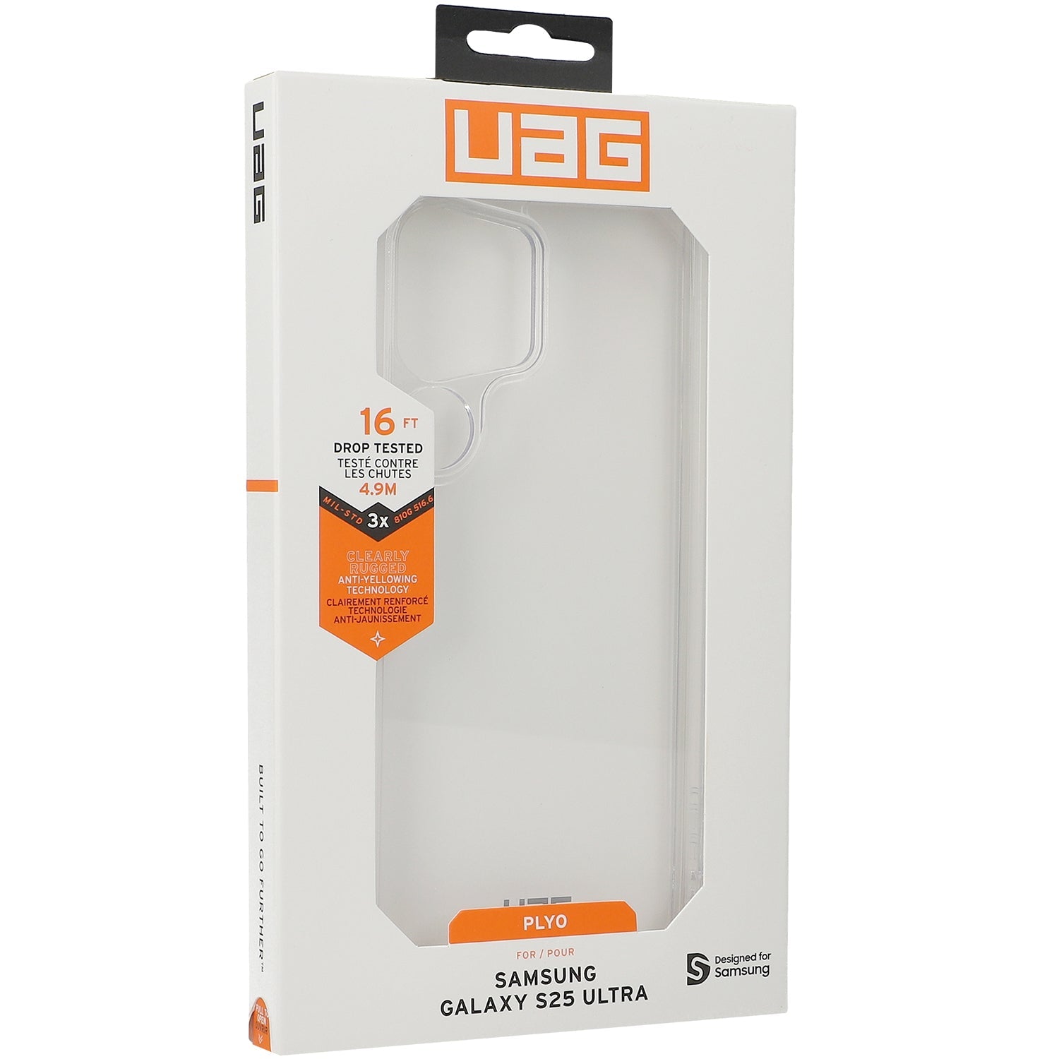 Handyhülle für Galaxy S25 Ultra, Urban Armor Gear Plyo, Transparent