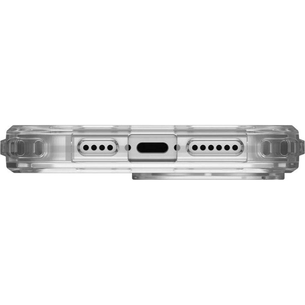 Handyhülle für iPhone 16 Pro Max, Urban Armor Gear Plyo Mag mit MagSafe, Transparent und Weiß
