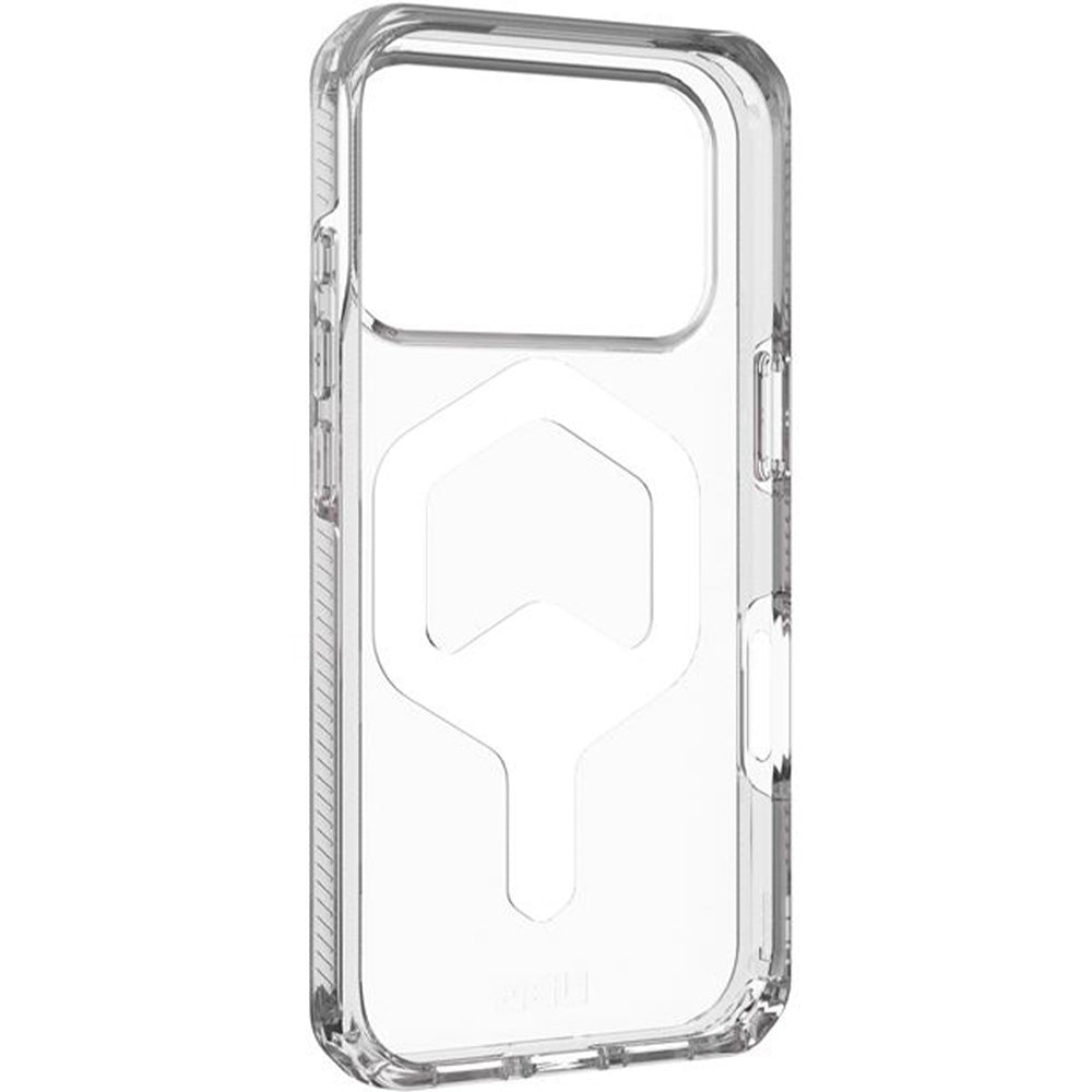 Handyhülle für iPhone 17 Pro, Urban Armor Gear Plyo Mag mit MagSafe, Transparent-Rosa