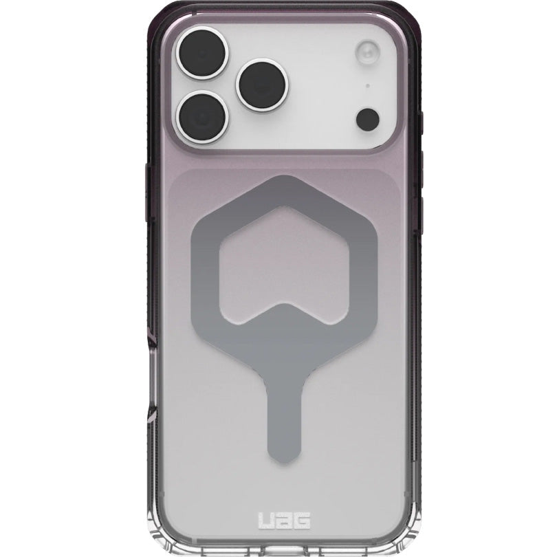Handyhülle für iPhone 17 Pro Max, Urban Armor Gear Plyo Mag mit MagSafe, Transluzent mit Schwarz