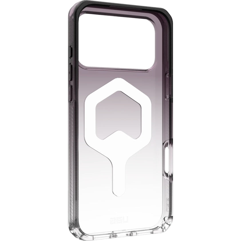 Handyhülle für iPhone 17 Pro Max, Urban Armor Gear Plyo Mag mit MagSafe, Transluzent mit Schwarz