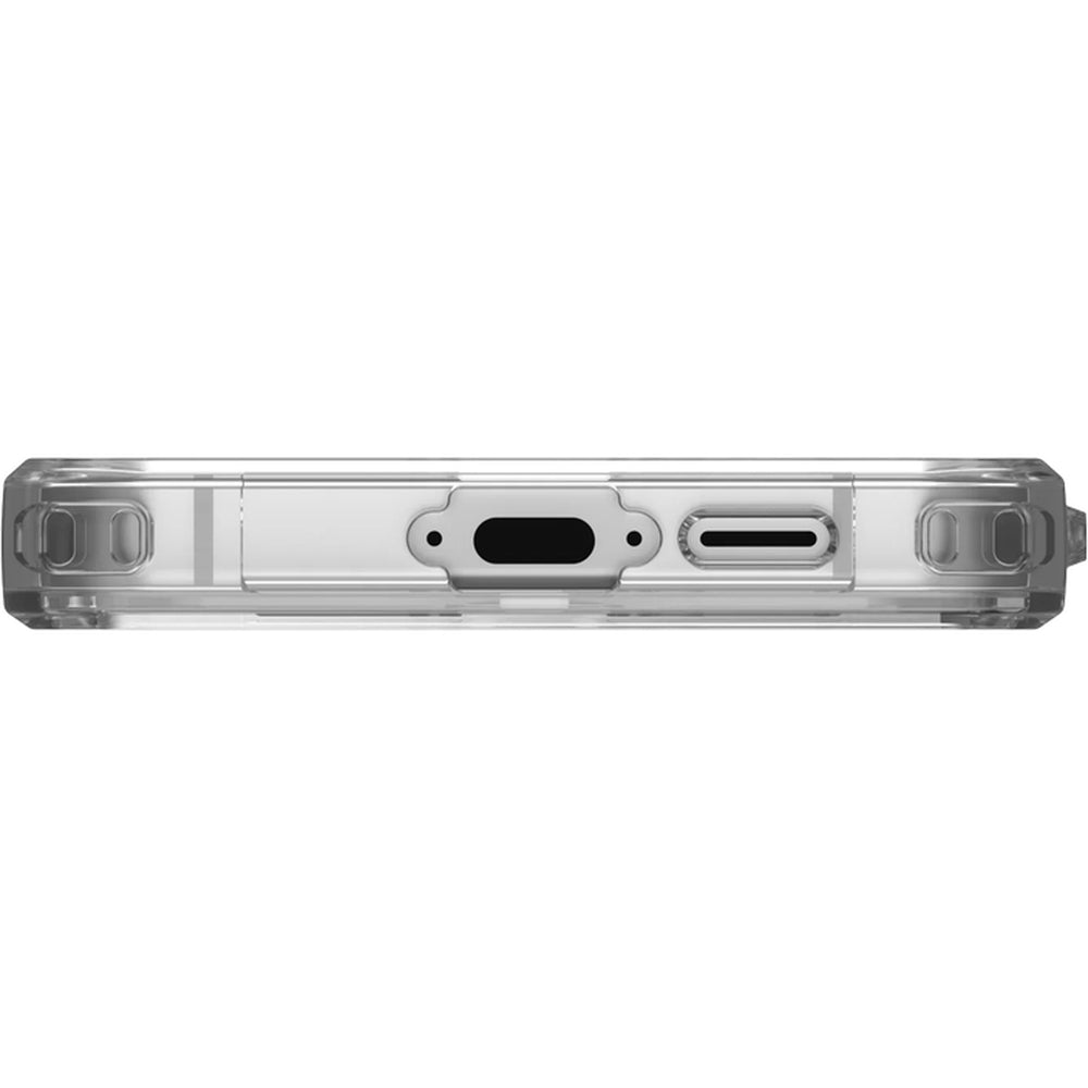Handyhülle für Galaxy S24 FE, Urban Armor Gear Plyo Pro Magnetic, Transparent und Silber