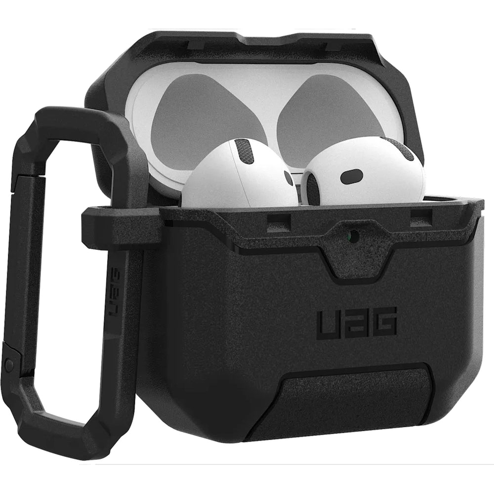 Schutzhülle für Apple AirPods 4, Urban Armor Gear UAG Scout, Schwarz