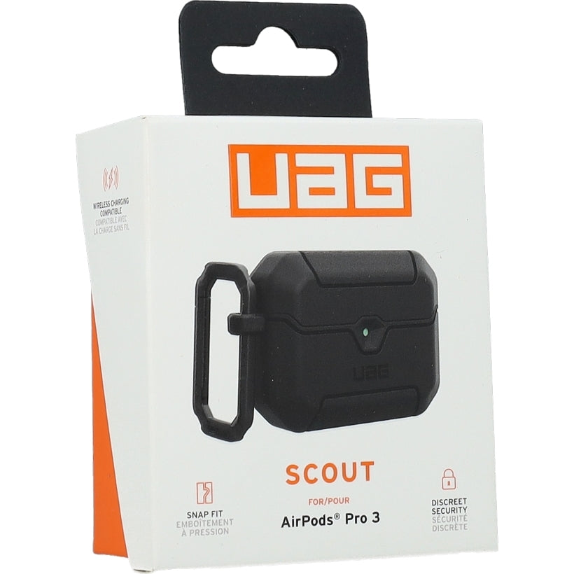 Schutzhülle für Apple AirPods Pro 3, Urban Armor Gear UAG Scout, Schwarz
