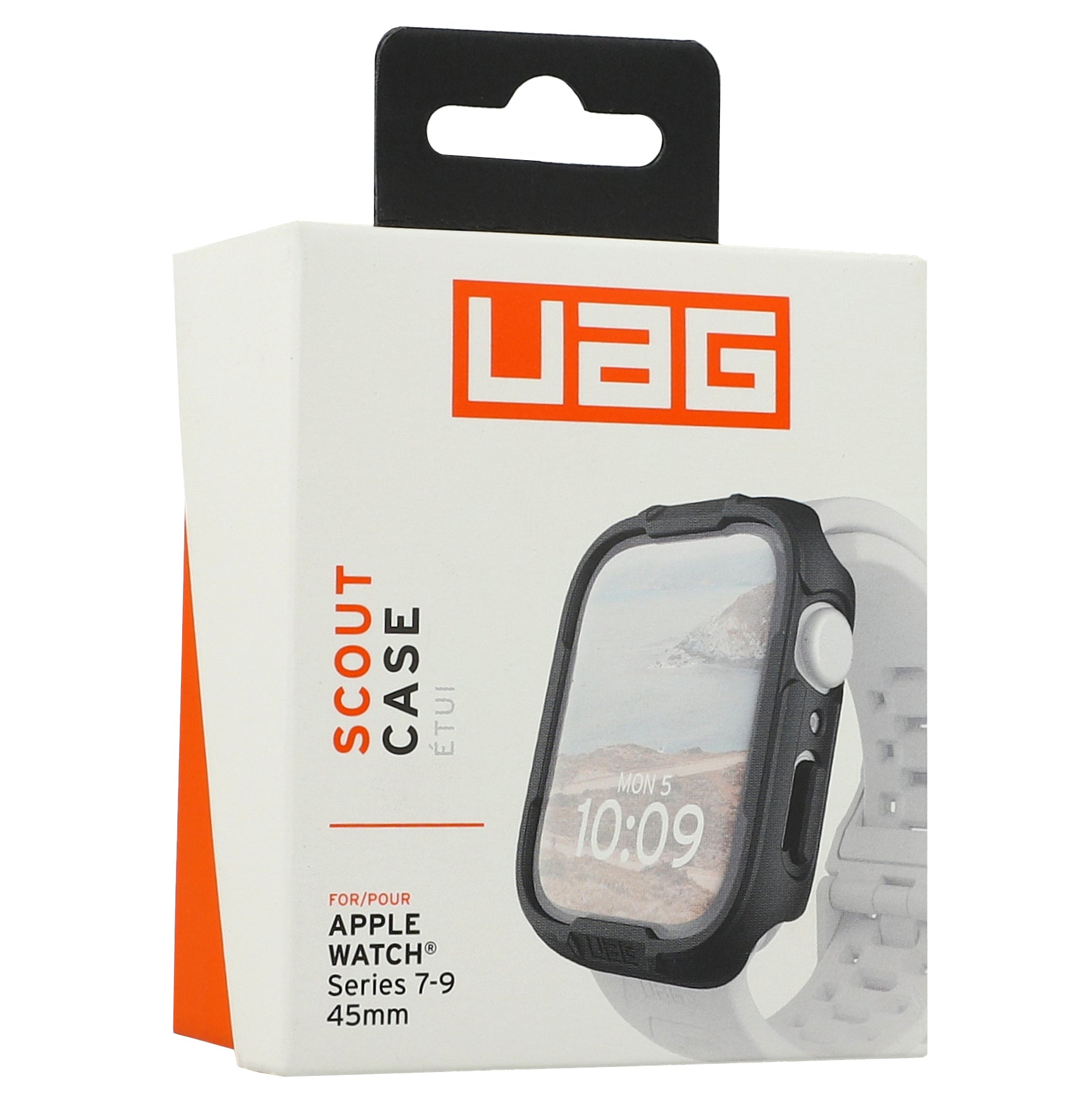 Schutzhülle für Apple Watch 7 / 8 / 9 45mm, Urban Armor Gear Scout, Schwarz