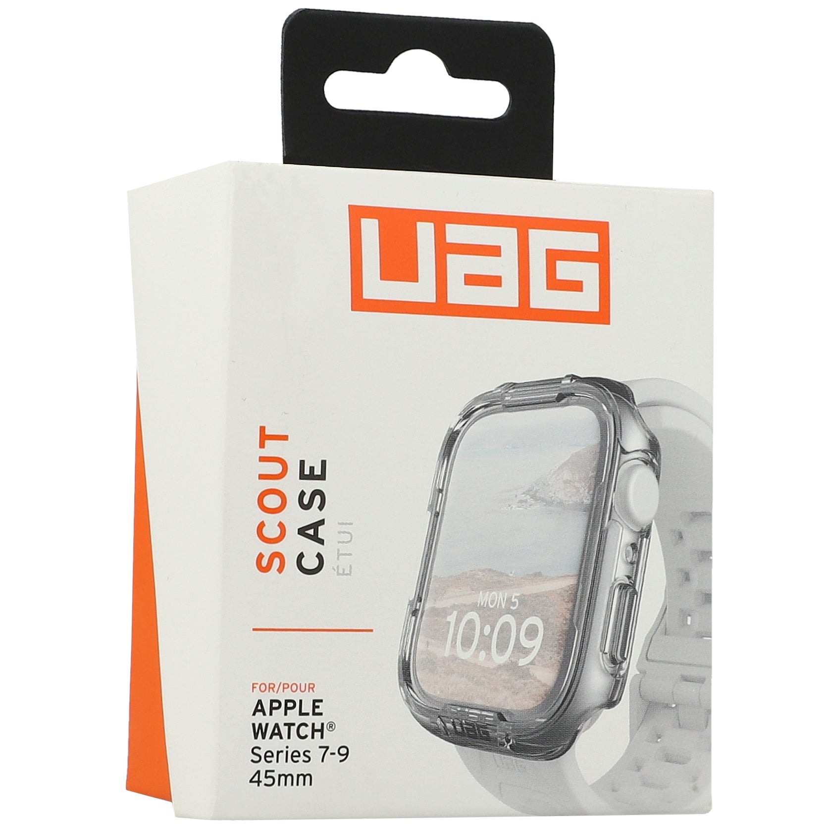 Schutzhülle für Apple Watch 7 / 8 / 9 45mm, Urban Armor Gear Scout, Transparent