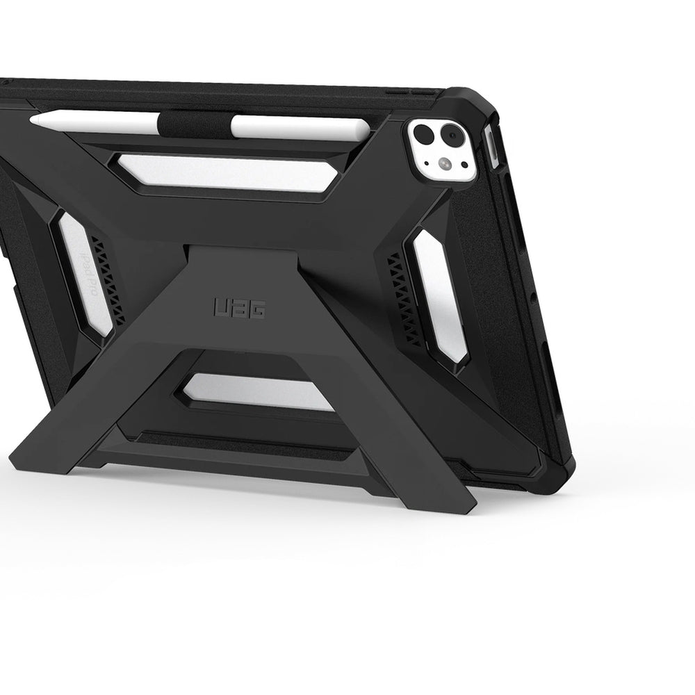 Hülle für iPad Pro 11 M5 2025/ M4 2024, Urban Armor Gear Scout Plus, Schwarz