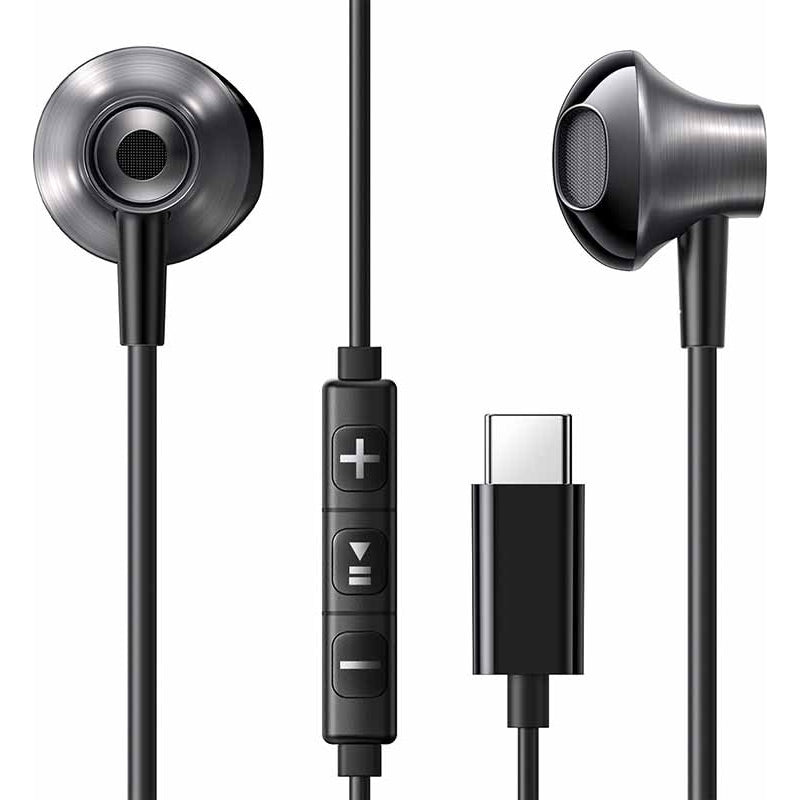 Kabelgebundene In-Ear-Kopfhörer mit USB-C, Ugreen EP106, Schwarz