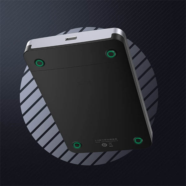 HDD-Gehäuse mit USB-A-USB-C-Kabel 0,5 m, Ugreen CM300, SATA 2,5'' 3.0 (6 Gbps), Grau