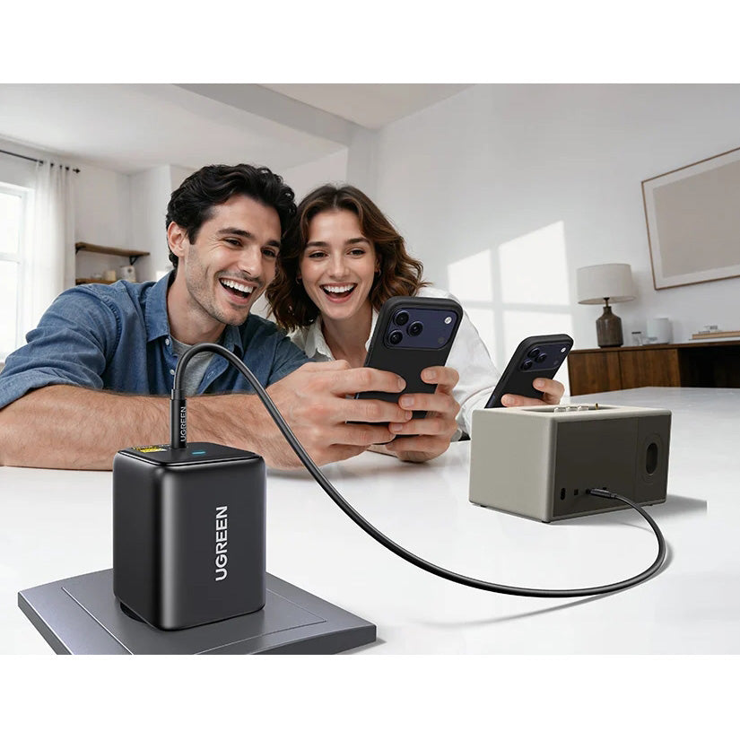 Adapter Bluetooth 6.0 Audio-Empfänger, 3.5 mm Klinke, UGREEN BT523, Schwarz