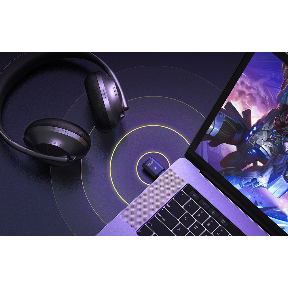 Adapter Audio-Transmitter Ugreen BT501, USB-C Bluetooth 5.3, aptX, Schwarz