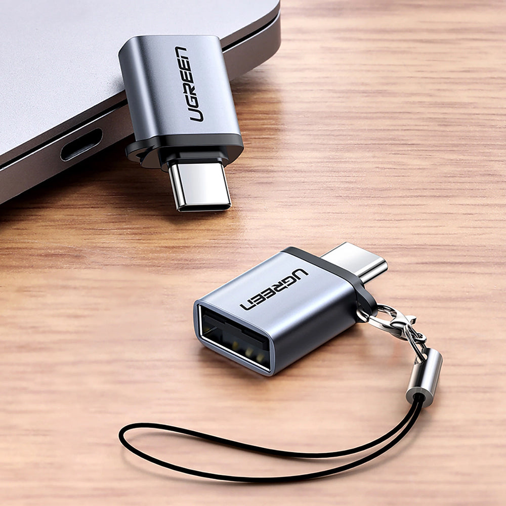 Adapter OTG USB-C (Stecker) auf USB-A 3.0 (Buchse), Ugreen US270, Grau
