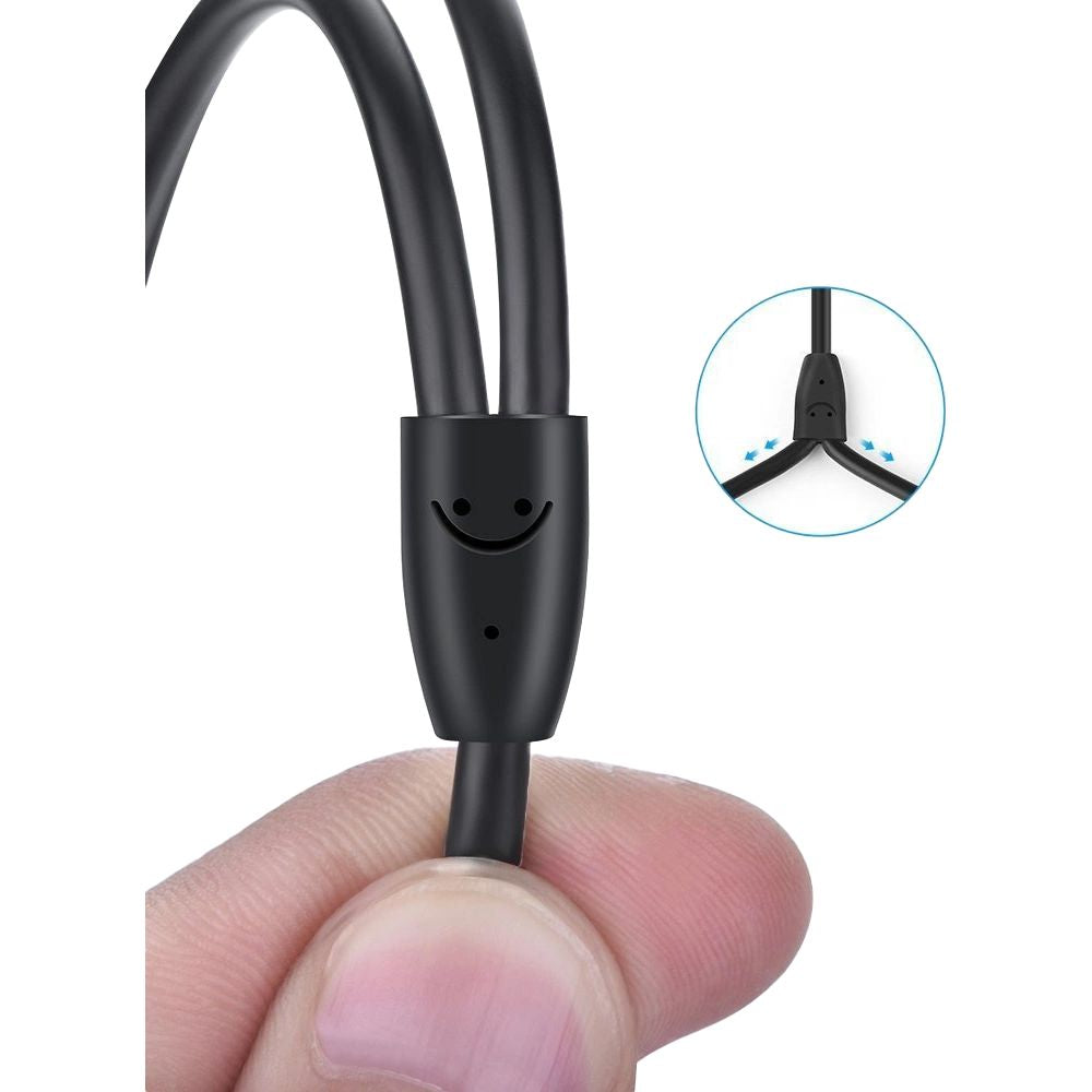 Audiokabel Ugreen 3,5 mm mini jack (männlich), 2x RCA, 2 m, Schwarz