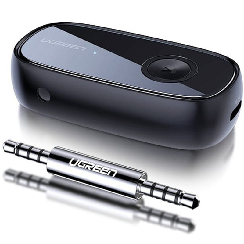 Audio-Receiver Audio AUX aptX, aptX LL Mini-jack für Kopfhörer, Bluetooth 5.0, Ugreen, Schwarz