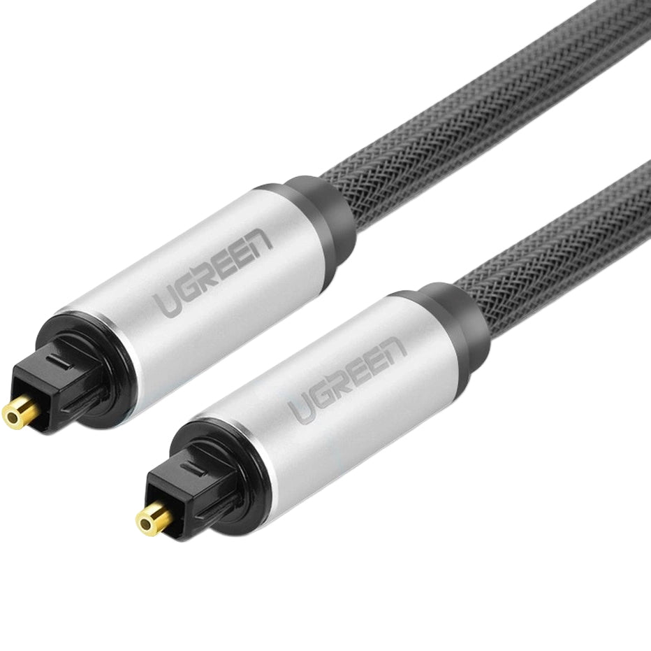 Optisches Kabel zu Toslink SPDIF, Ugreen AV108, 1.5 m, Grau
