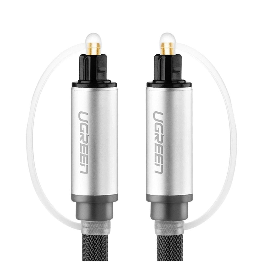 Optisches Kabel zu Toslink SPDIF, Ugreen AV108, 1.5 m, Grau