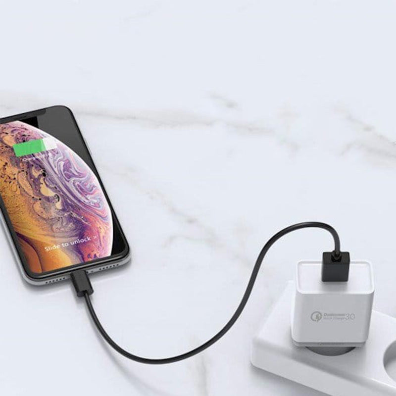 Schnell-Ladegerät, 1x USB-A, Fast Charger QC 3.0, 18W, 3A, Ugreen, Weiß