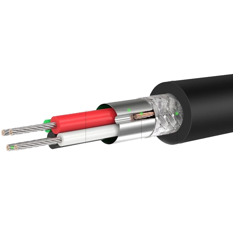 Externe Musik-Soundkarte / USB-Adapter, Ugreen CM129, Mini-Jack 3,5 mm mit Lautstärkeregler, 15 cm, Schwarz