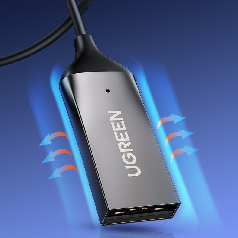 Audio-Adapter Bluetooth 5.3 USB auf 3.5 mm Mini-Jack, Ugreen CM309, AUX 3.5mm, Schwarz