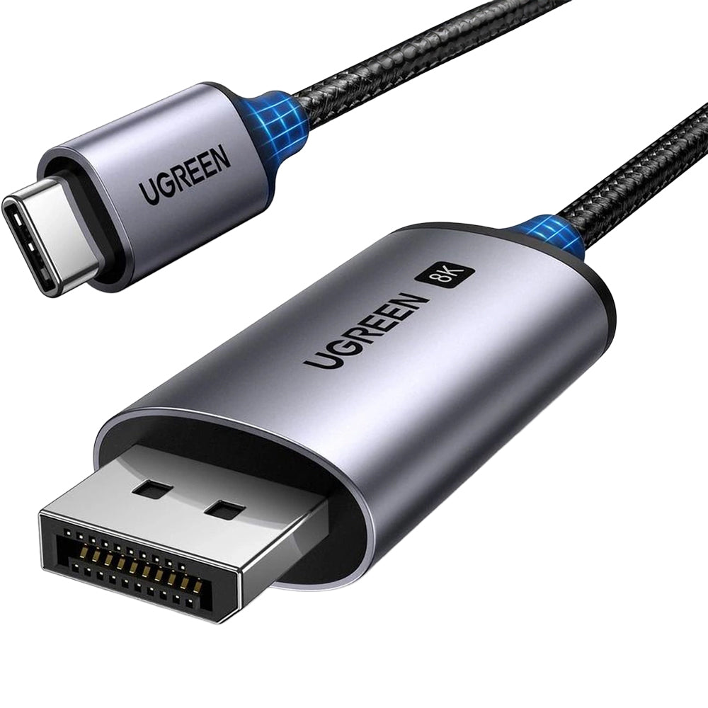 Kabel UGREEN CM556 USB-C / Displayport HDR 3m, Grau
