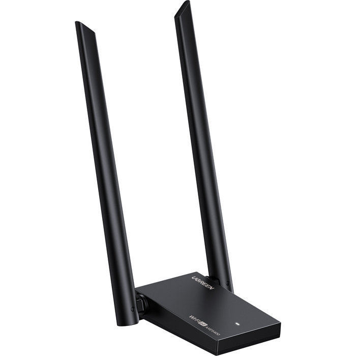 Netzwerkadapter, Netzwerkkarte Wi-Fi 6E AXE5400, 2.4/5/6 GHz, 574/2402/2402 Mb/s, USB-C, Ugreen CM787, Schwarz