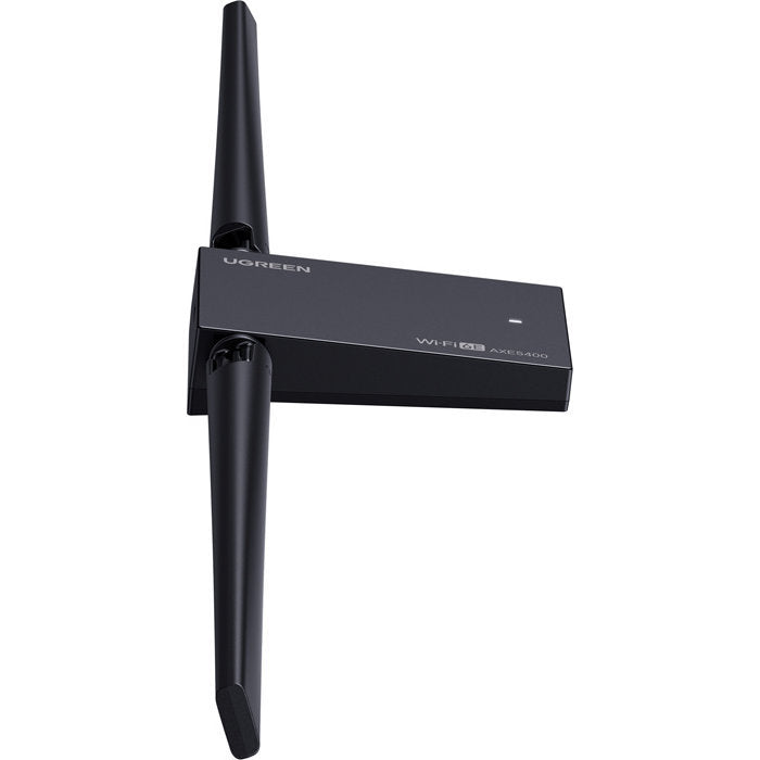 Netzwerkadapter, Netzwerkkarte Wi-Fi 6E AXE5400, 2.4/5/6 GHz, 574/2402/2402 Mb/s, USB-C, Ugreen CM787, Schwarz