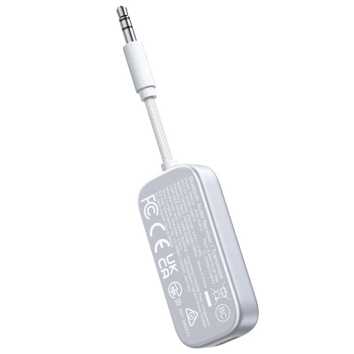 Audio Transmitter, Bluetooth 5.4 mit 3.5 mm Klinke AUX, Ugreen CM872, Weiß