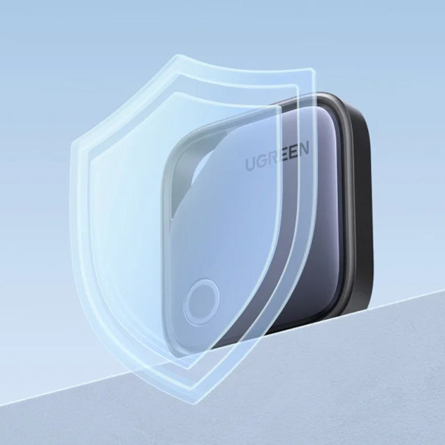 Tracker mit Apple Find My und Android Find Hub, Ugreen Smart Pro CM916, Bluetooth, USB-C, Grau