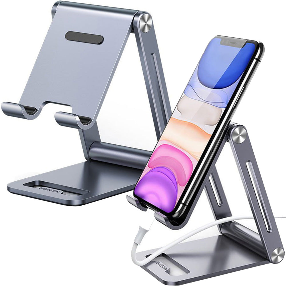 Halterung, Ständer, Schreibtischständer für Telefon / Tablet, Ugreen, Grau
