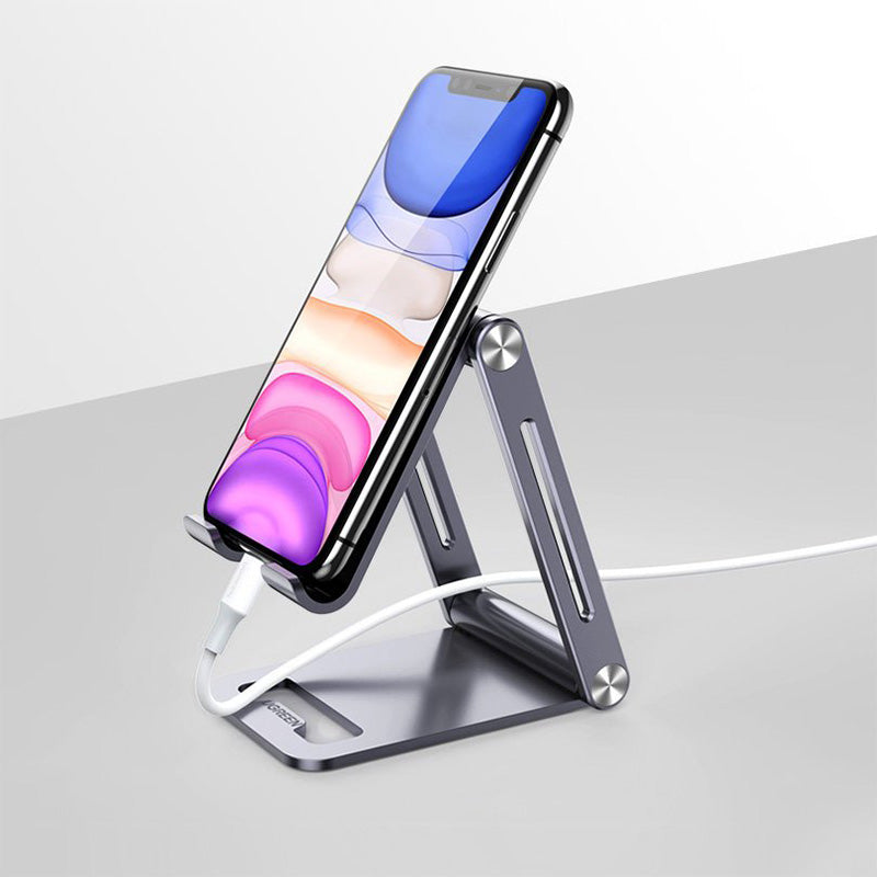 Halterung, Ständer, Schreibtischständer für Telefon / Tablet, Ugreen, Grau