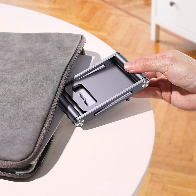 Halterung, Ständer, Schreibtischständer für Telefon / Tablet, Ugreen, Grau