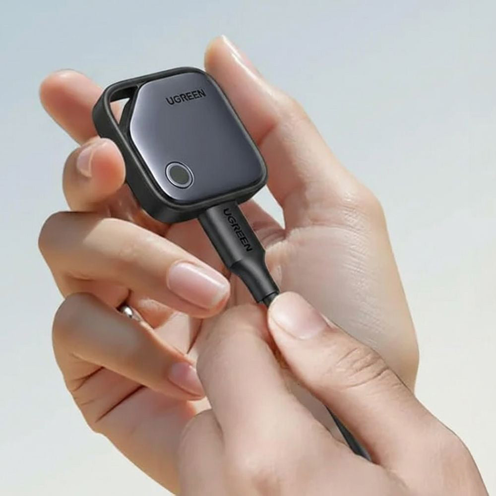 Bluetooth-Ortungsgerät / Tracker auf Bluetooth für Apple My Find, Ugreen Finder 2 CM919, 2 Stück, Schwarz