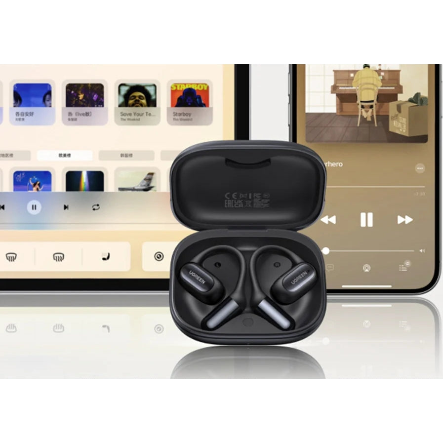 Kabellose In-Ear-Kopfhörer Ugreen FitBuds IPX5 Ohrhörer, Schwarz